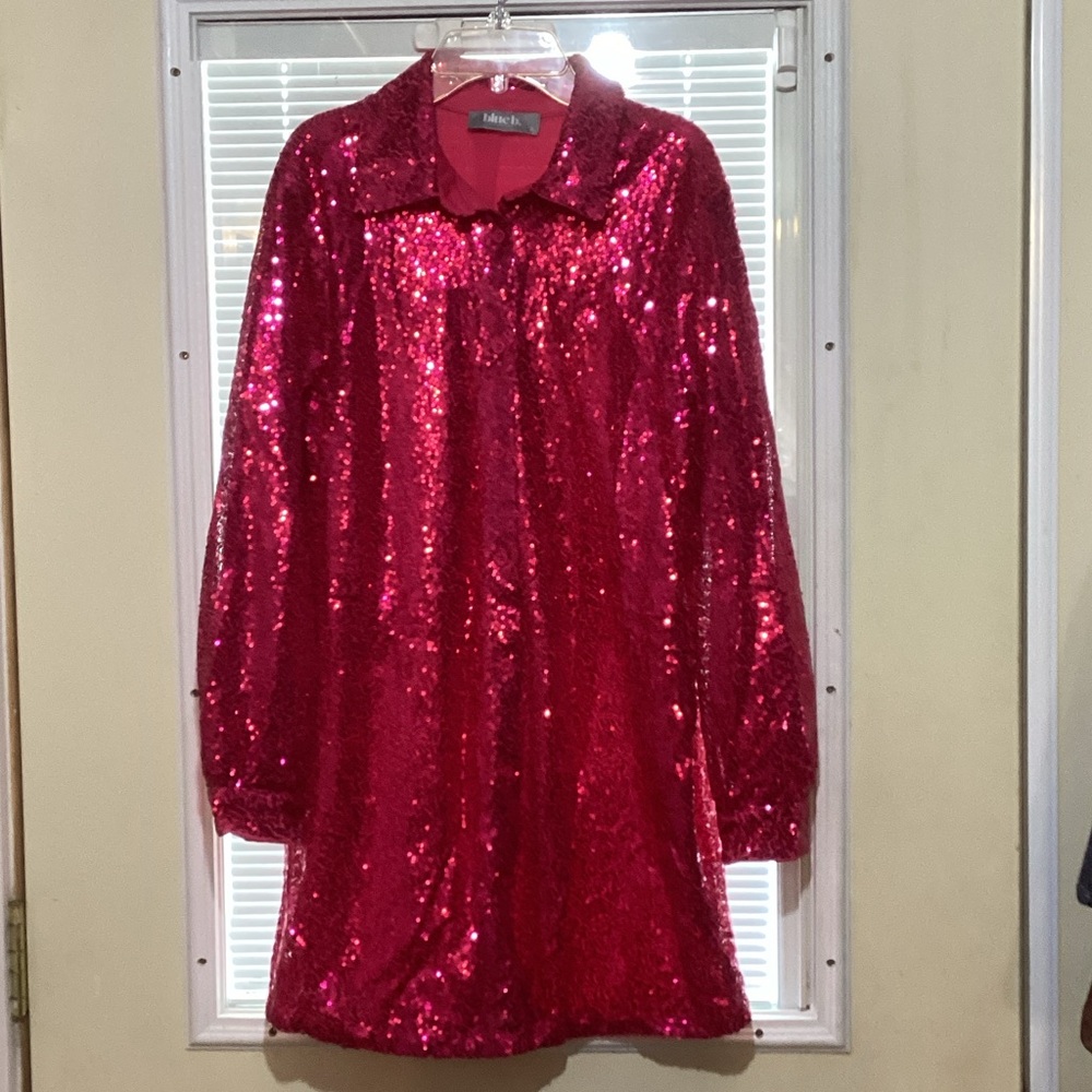 Blue b. Sequin Mini Dress in Pink